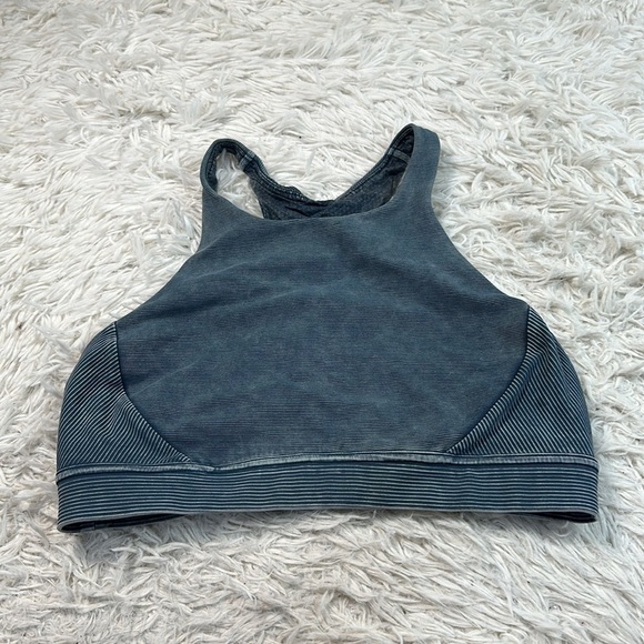 lululemon athletica Other - Lululemon Bob and Weave Bra Washed Night Diver